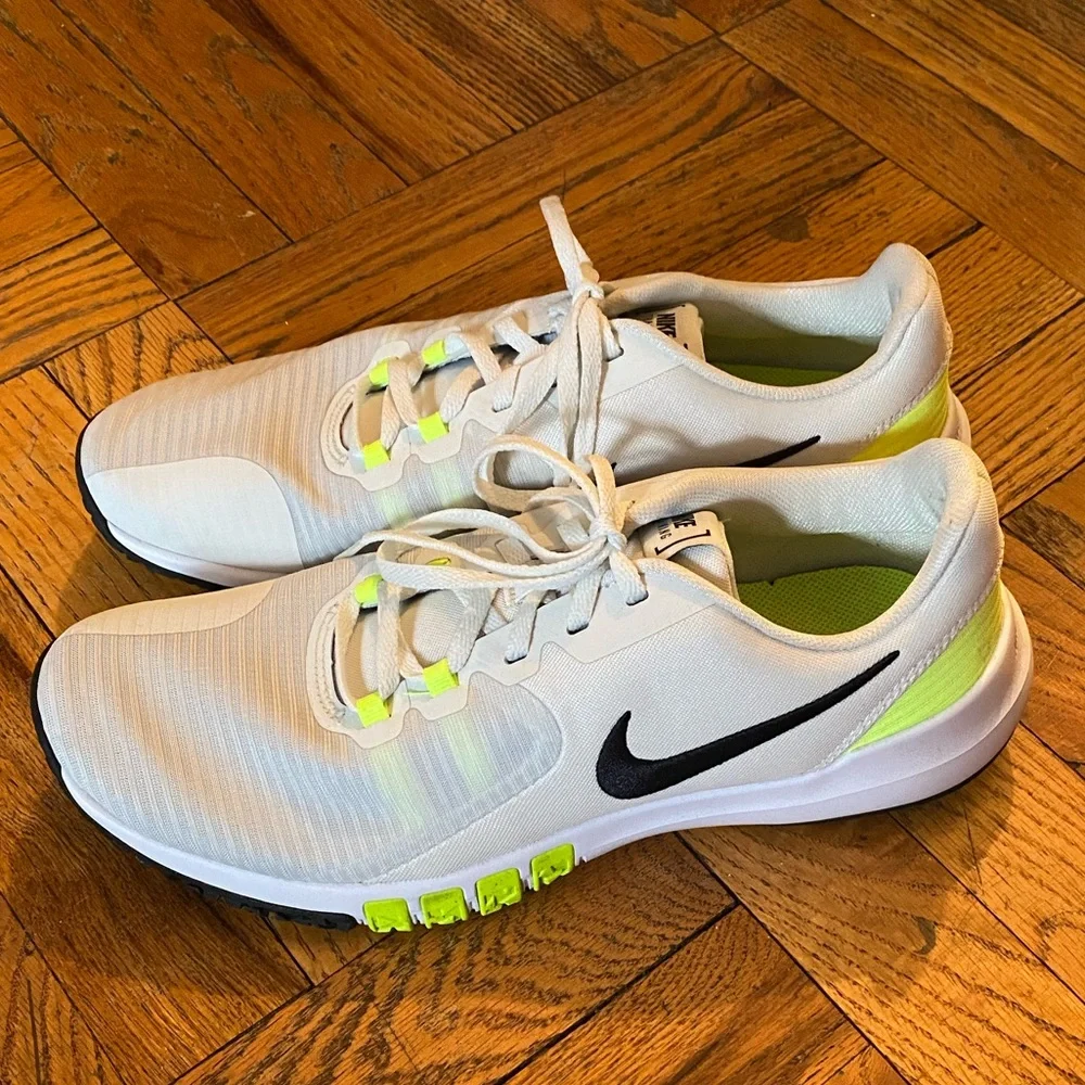 Nike Mens Flex Control Tr4 Cross Trainer Spruce Aura Volt CD0197 006 Size 10.5
